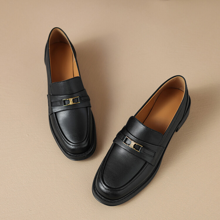 retro-low-heel-loafers-for-women-and-men Retro Low Heel Loafers for Women and Men