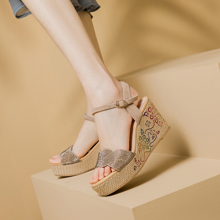 womens-ethnic-style-mid-calf-open-toe-wedge-sandals_1 Women's Ethnic Style Mid-Calf Open Toe Wedge Sandals