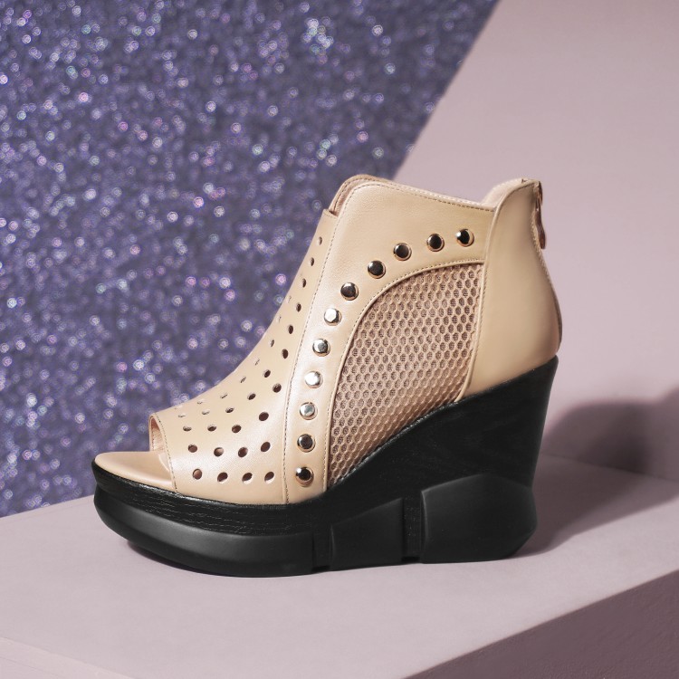 womens-high-heel-peep-toe-wedge-sandal-boots_1 Women's High Heel Peep Toe Wedge Sandal Boots
