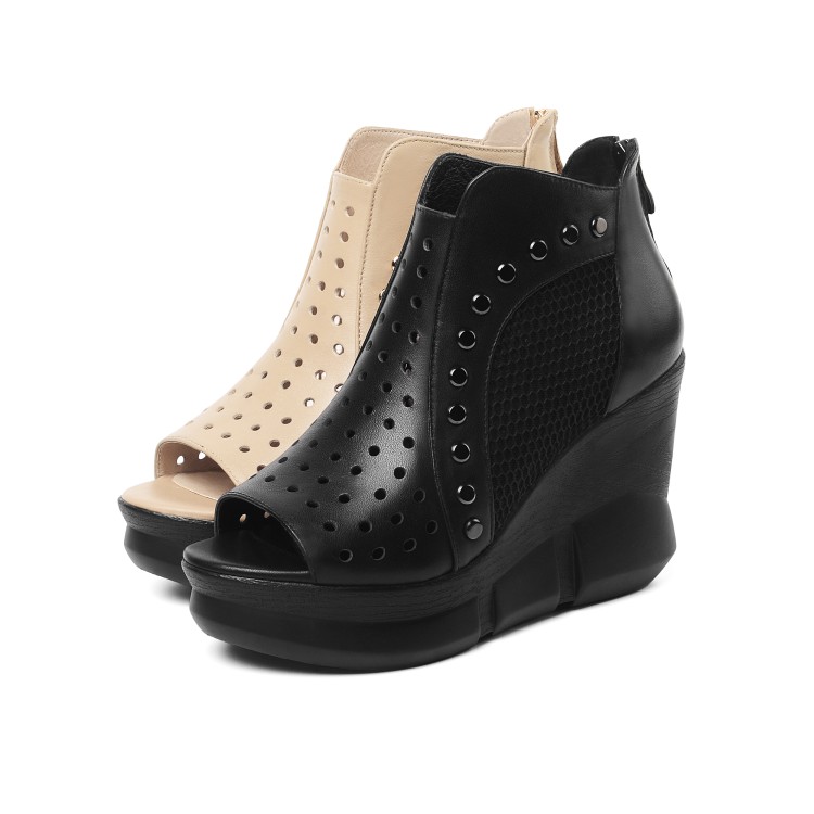 womens-high-heel-peep-toe-wedge-sandal-boots_4 Women's High Heel Peep Toe Wedge Sandal Boots
