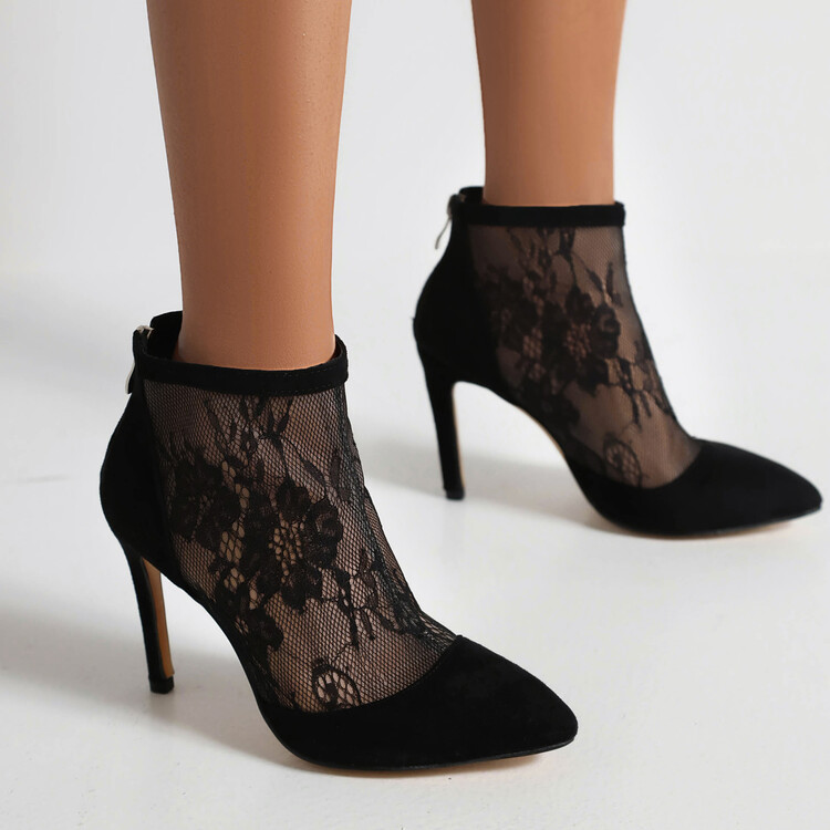 womens-suede-pointed-toe-stiletto-heel-ankle-boots-with-mesh-detail_1 Women's Suede Pointed Toe Stiletto Heel Ankle Boots with Mesh Detail