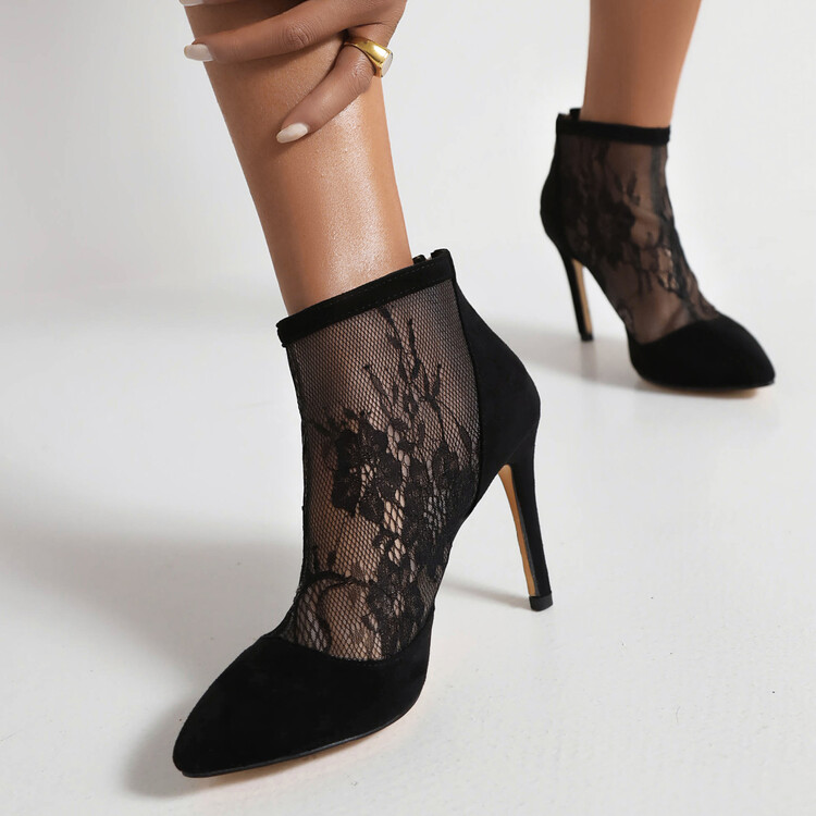 womens-suede-pointed-toe-stiletto-heel-ankle-boots-with-mesh-detail_2 Women's Suede Pointed Toe Stiletto Heel Ankle Boots with Mesh Detail